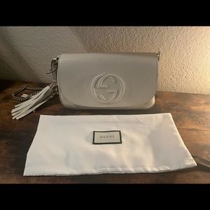 Gucci Ivory Soho Disco Leather Crossbody